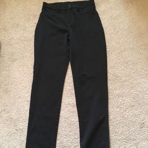 Skinny black dress pants